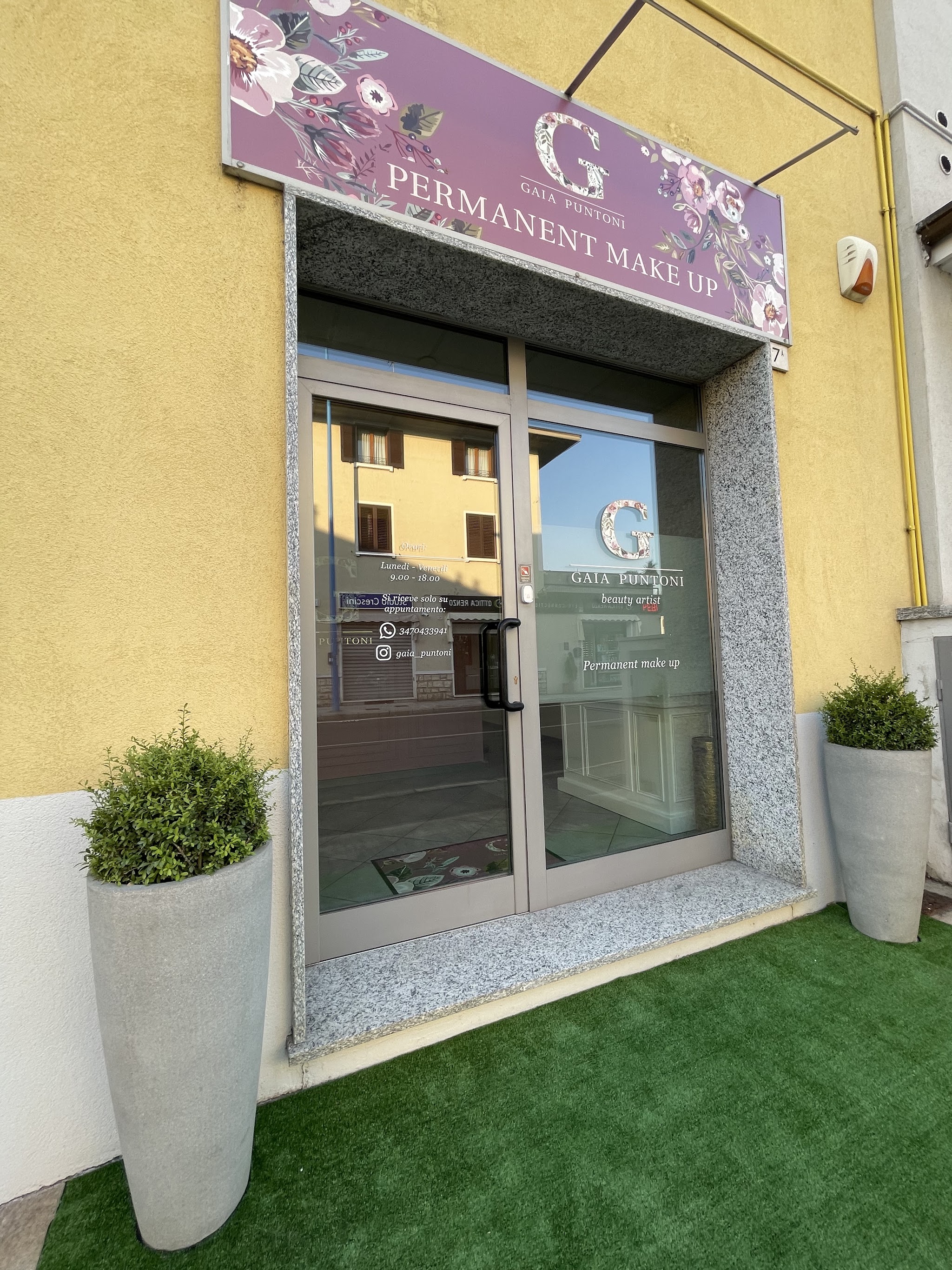 Esterno dello studio Gaia Puntoni in Via Don Giacomo Vender